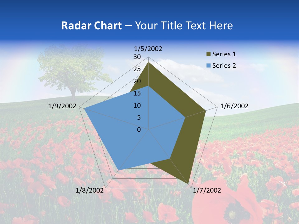 Barley Opium Field PowerPoint Template