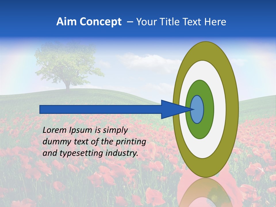 Barley Opium Field PowerPoint Template