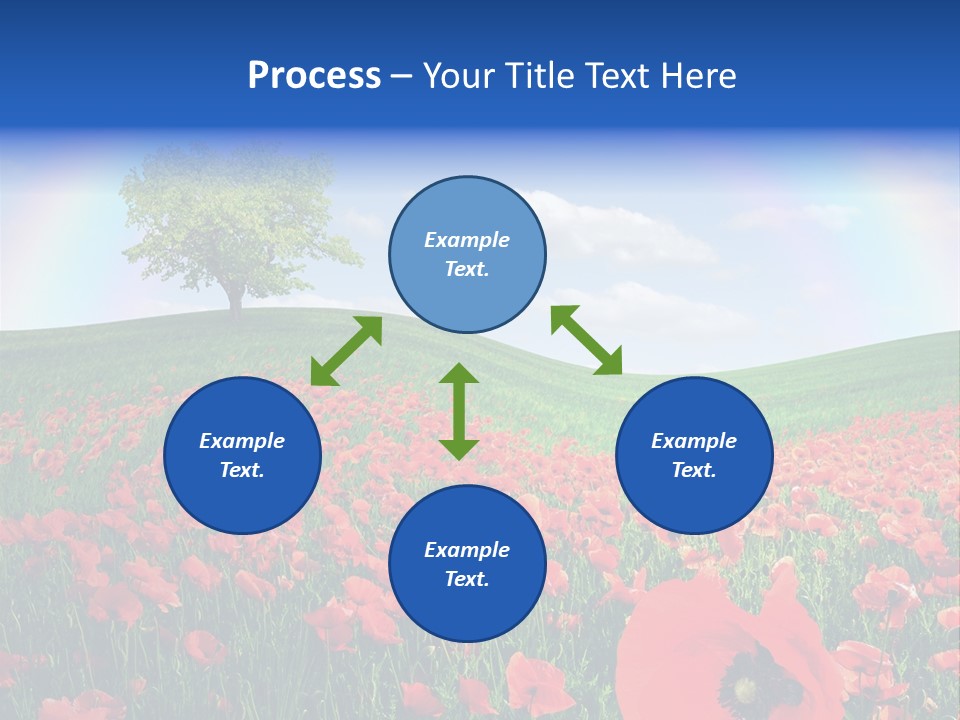 Barley Opium Field PowerPoint Template