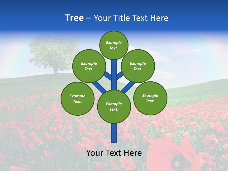 Barley Opium Field PowerPoint Template