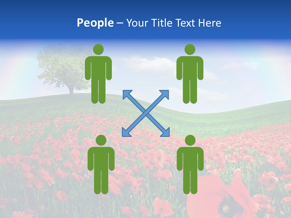 Barley Opium Field PowerPoint Template