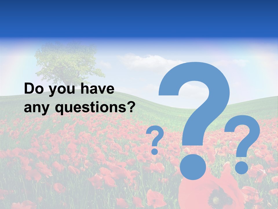 Barley Opium Field PowerPoint Template