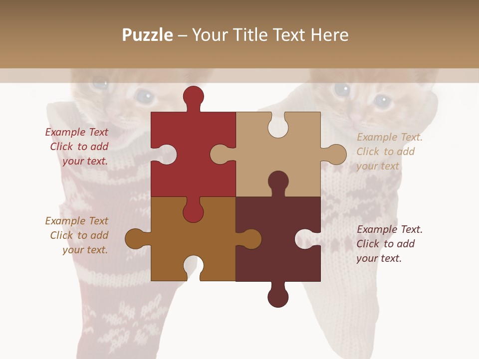 Weihnachten Jahreszeit Jung PowerPoint Template