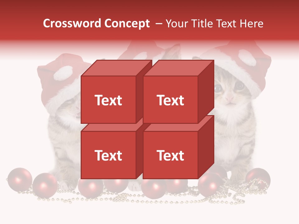 Niedlich Tier Katze PowerPoint Template