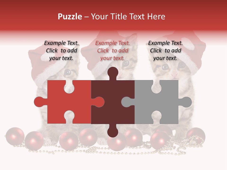 Niedlich Tier Katze PowerPoint Template