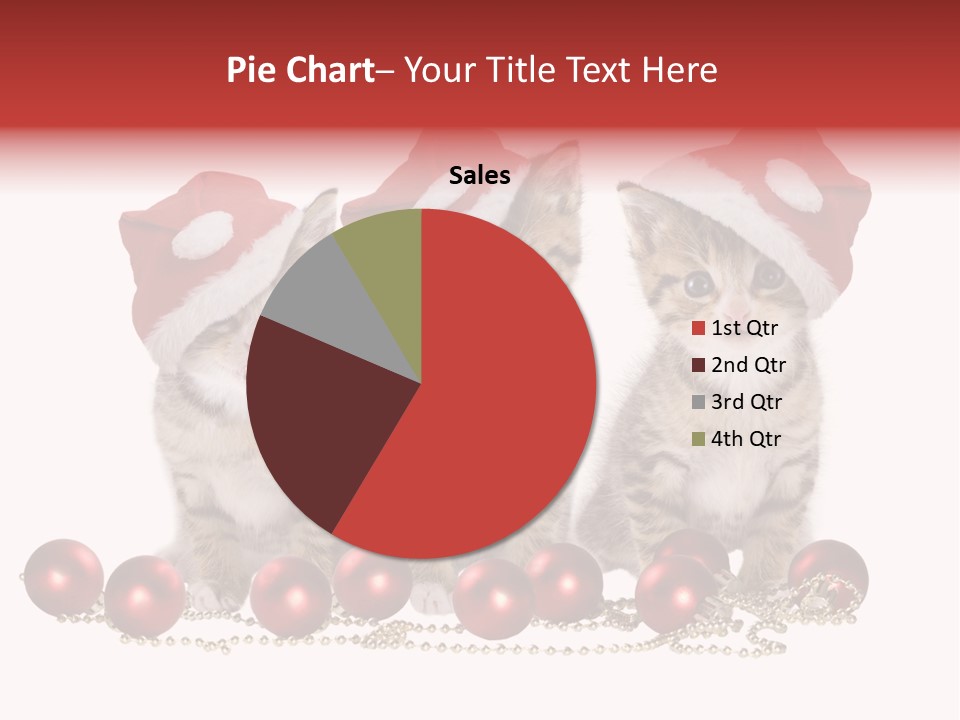 Niedlich Tier Katze PowerPoint Template