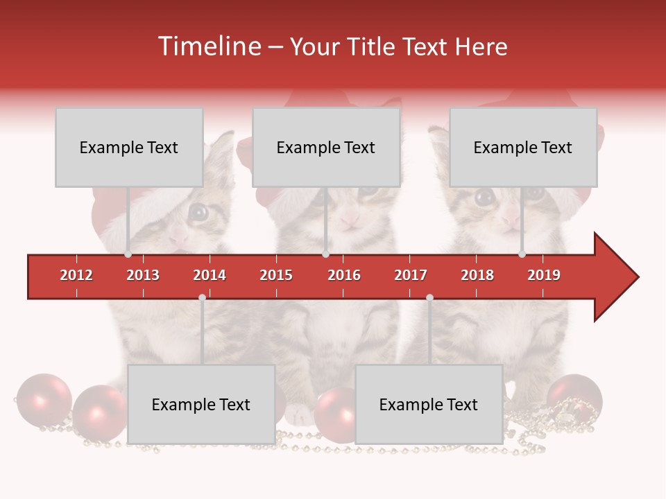 Niedlich Tier Katze PowerPoint Template