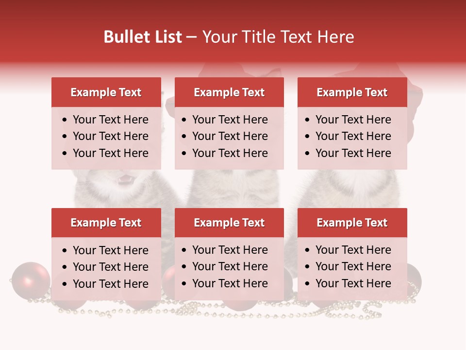 Niedlich Tier Katze PowerPoint Template