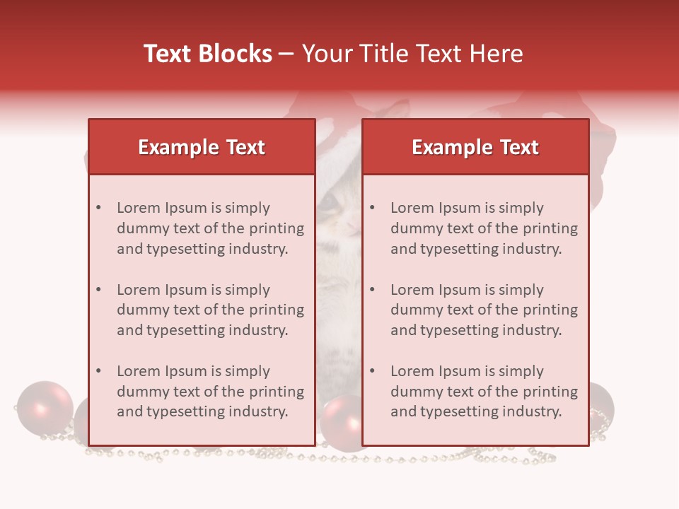 Niedlich Tier Katze PowerPoint Template