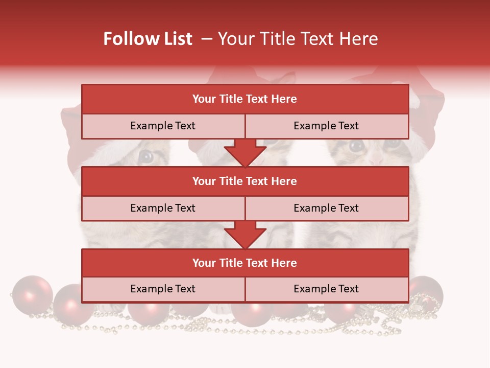 Niedlich Tier Katze PowerPoint Template