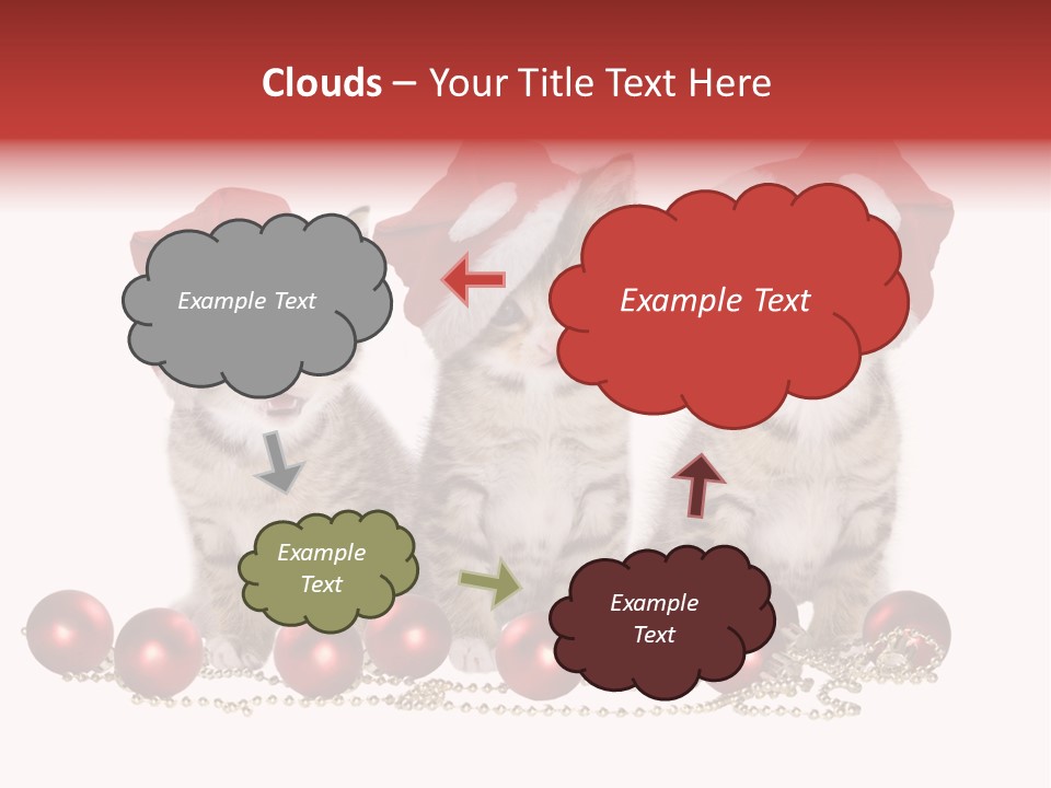 Niedlich Tier Katze PowerPoint Template