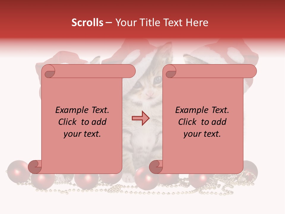 Niedlich Tier Katze PowerPoint Template