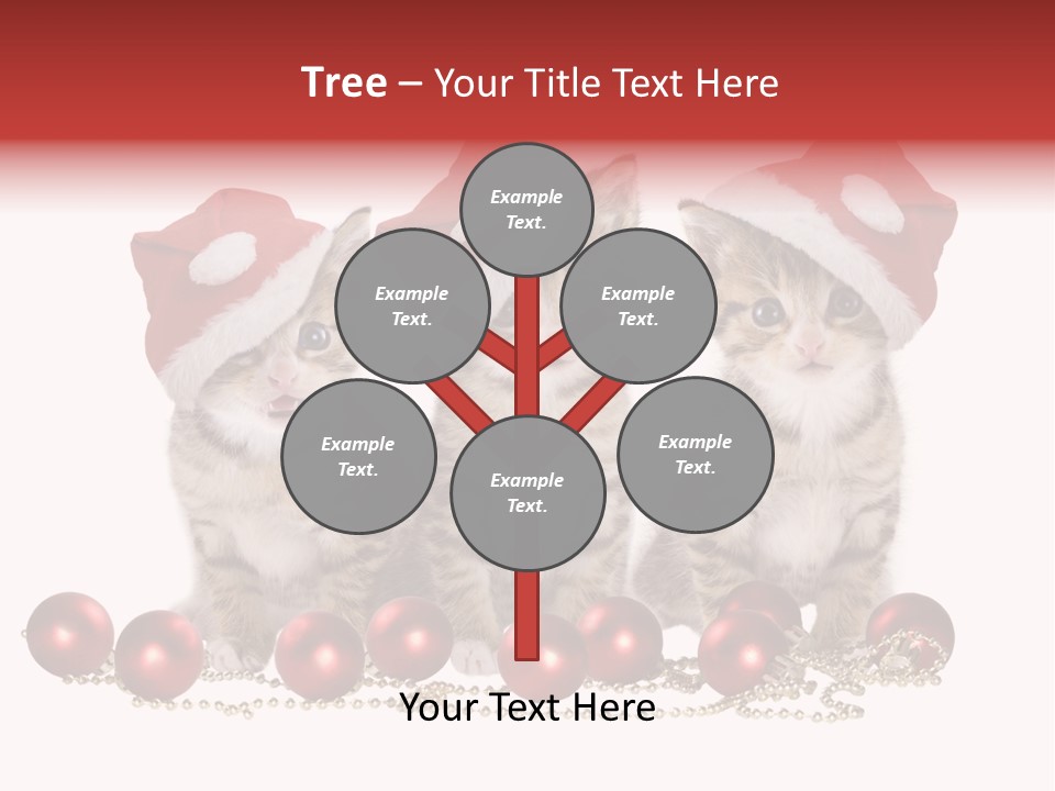 Niedlich Tier Katze PowerPoint Template