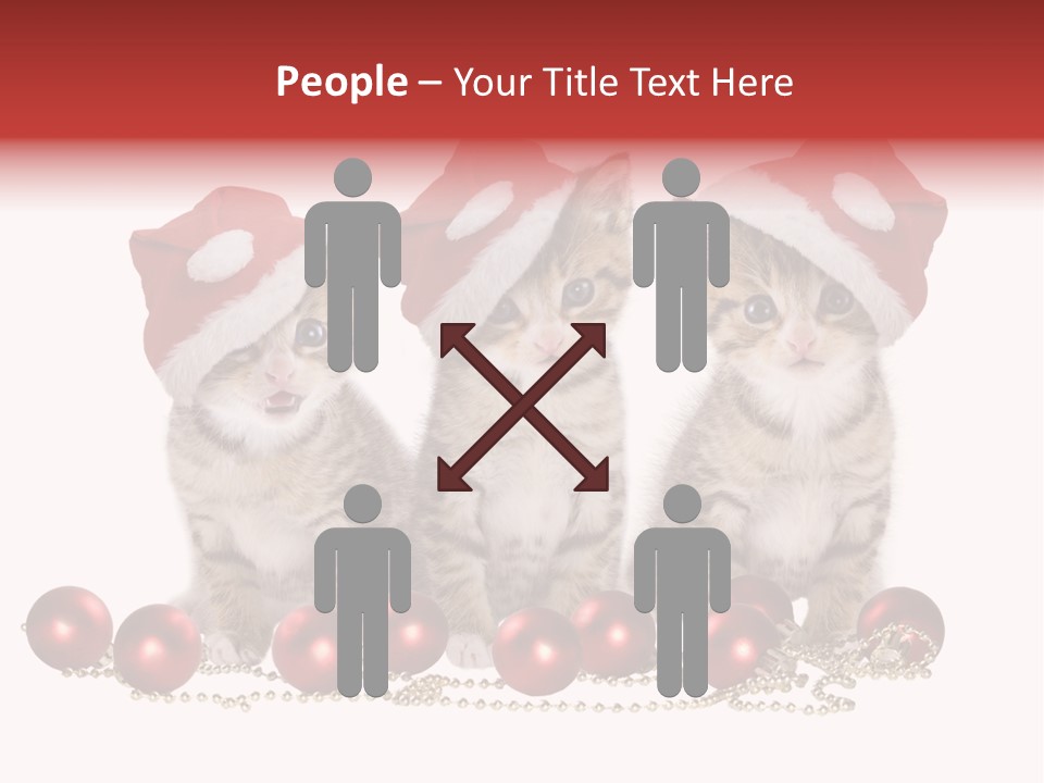 Niedlich Tier Katze PowerPoint Template