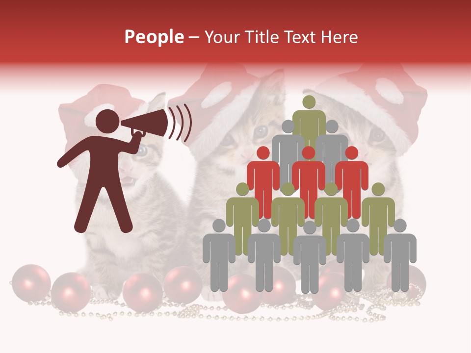 Niedlich Tier Katze PowerPoint Template