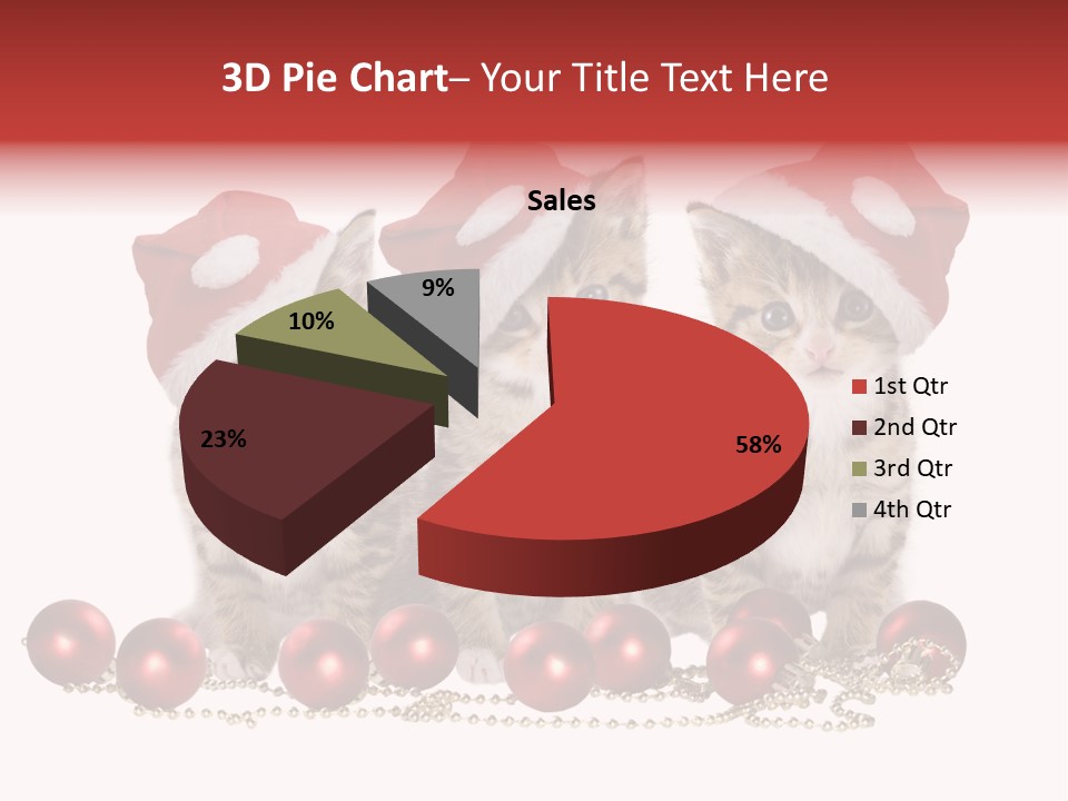 Niedlich Tier Katze PowerPoint Template