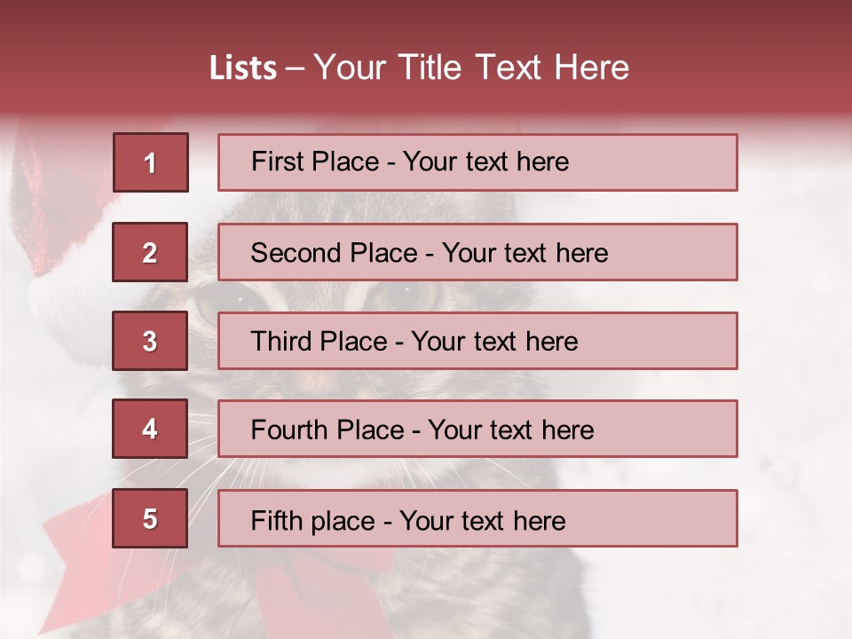 New Year Celebration Card PowerPoint Template