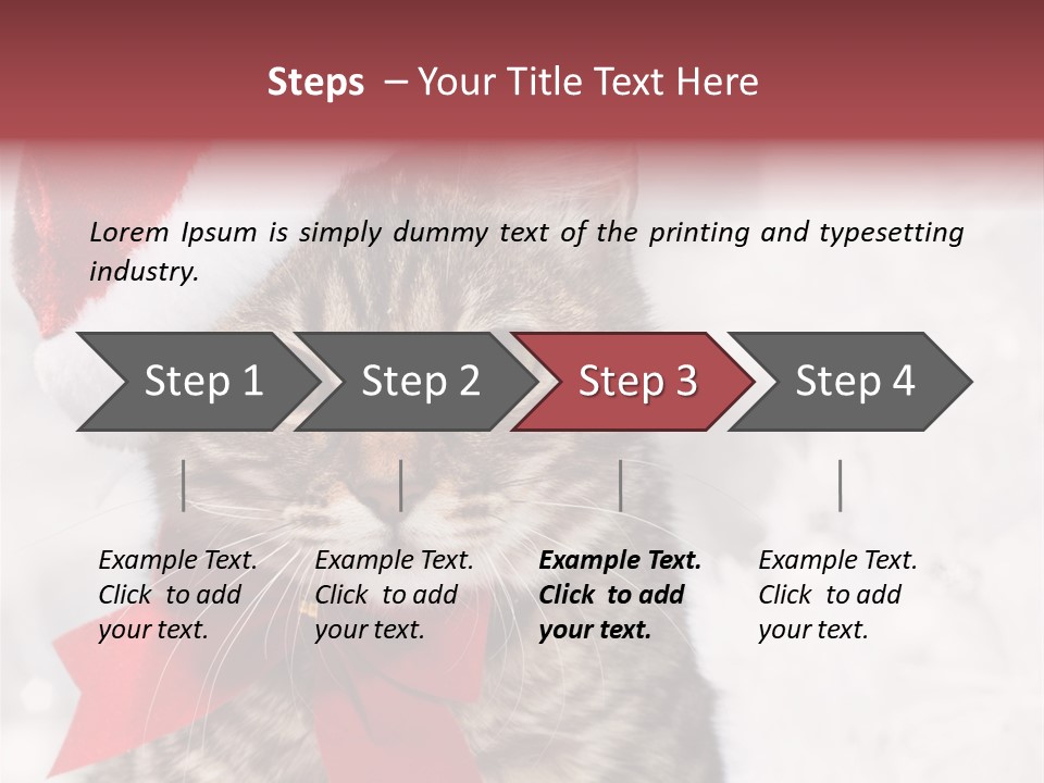 New Year Celebration Card PowerPoint Template