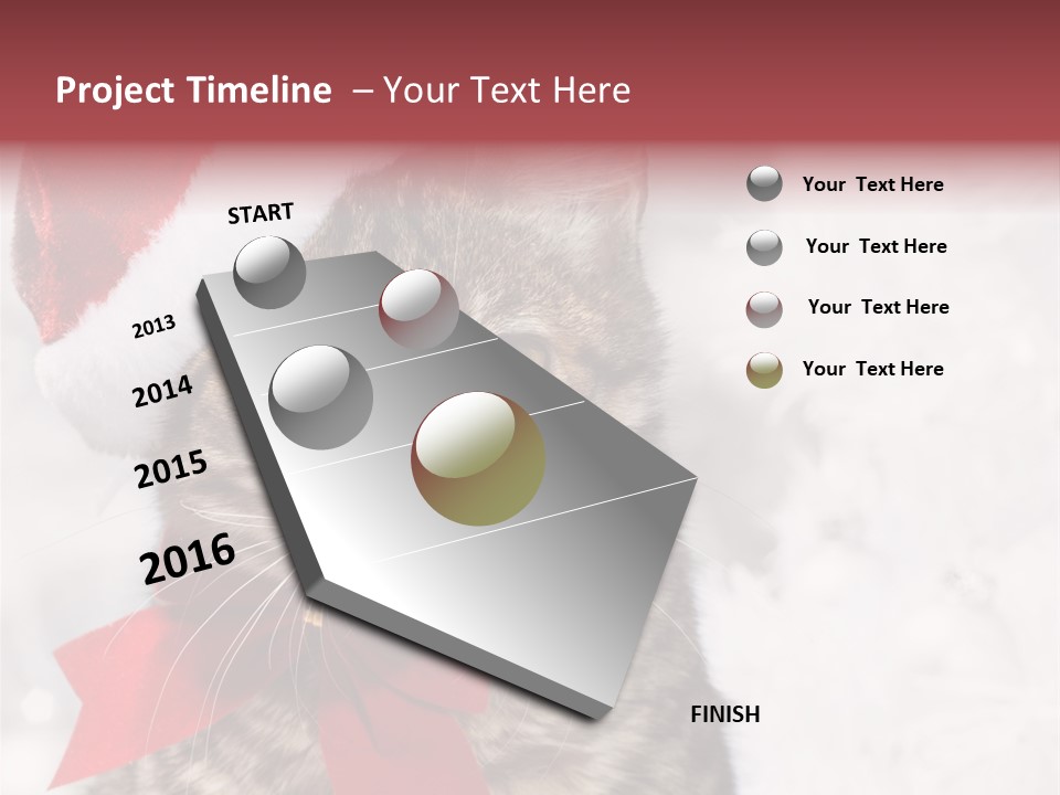 New Year Celebration Card PowerPoint Template