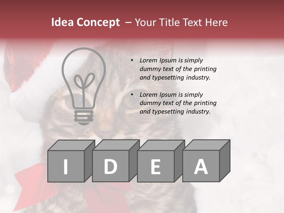 New Year Celebration Card PowerPoint Template