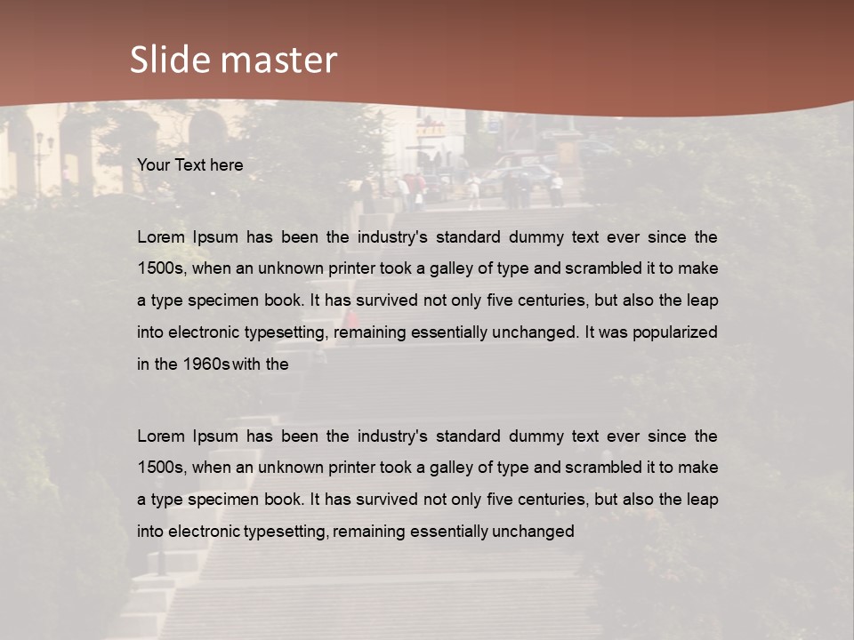 Architektur Baustil Nostalgie PowerPoint Template