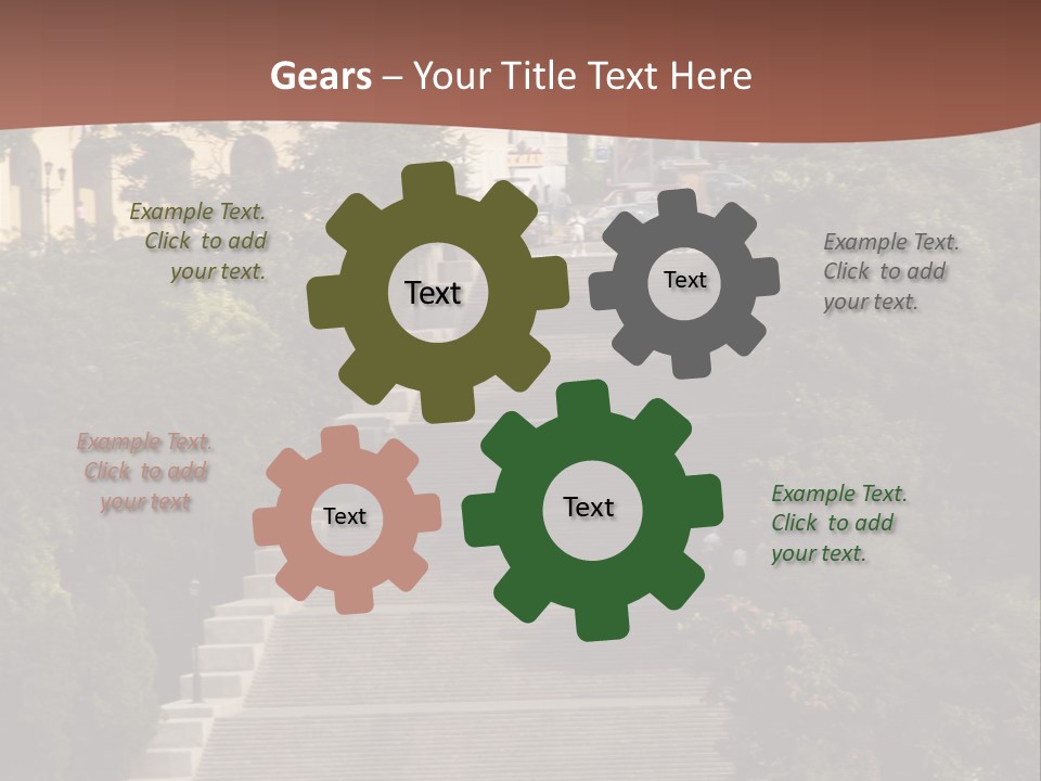 Architektur Baustil Nostalgie PowerPoint Template