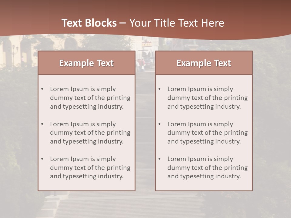 Architektur Baustil Nostalgie PowerPoint Template