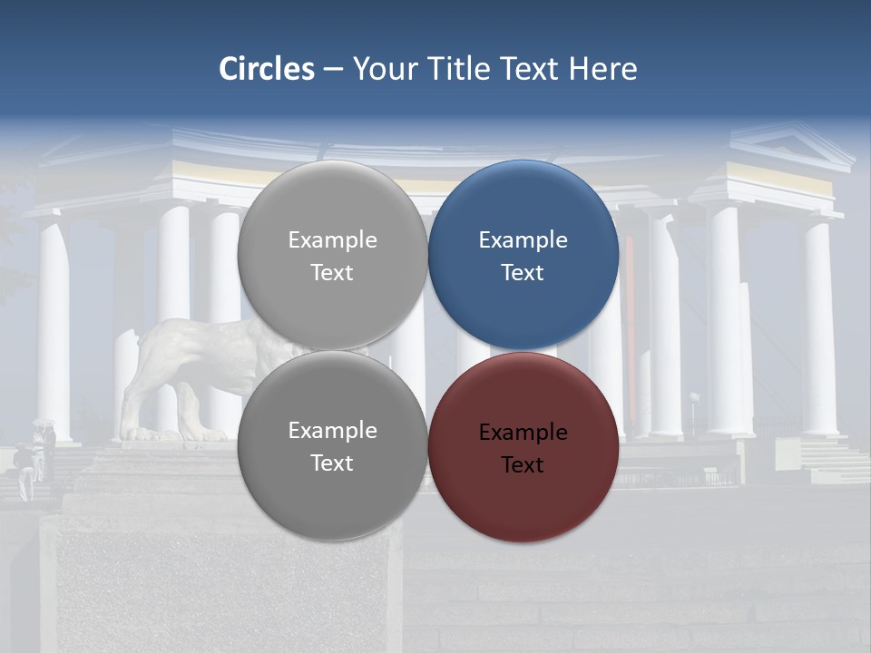 Odessa Collonnade Ladder PowerPoint Template