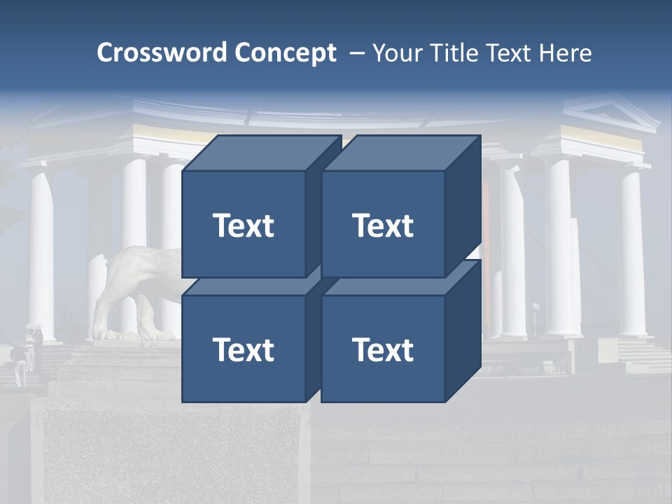 Odessa Collonnade Ladder PowerPoint Template