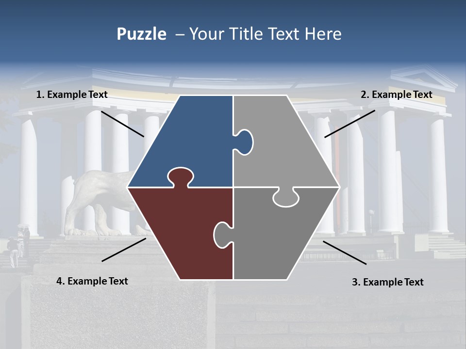 Odessa Collonnade Ladder PowerPoint Template