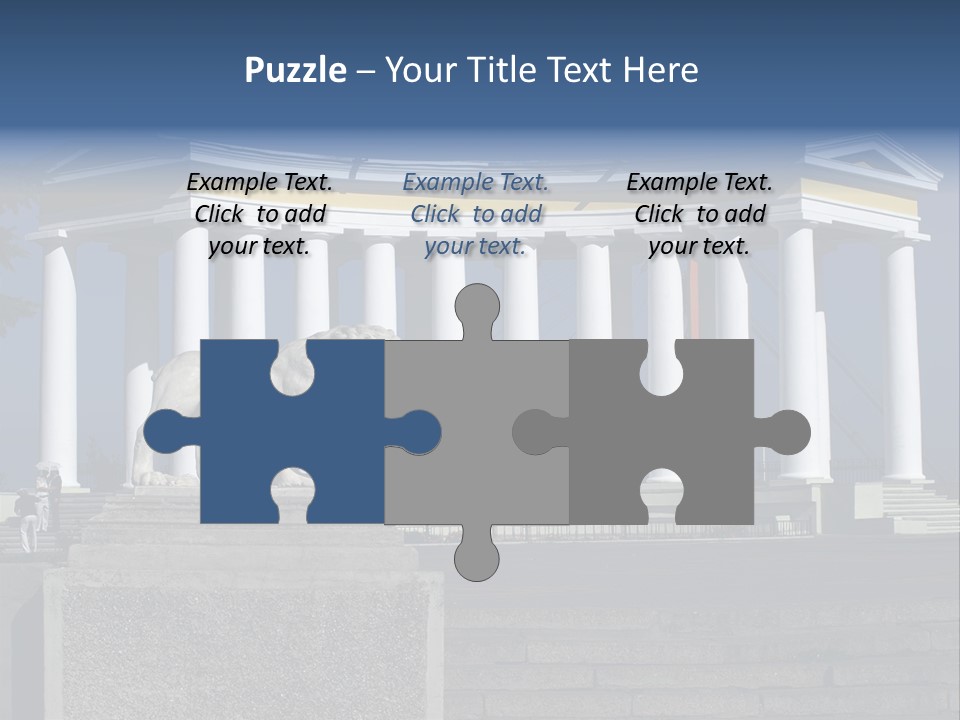 Odessa Collonnade Ladder PowerPoint Template
