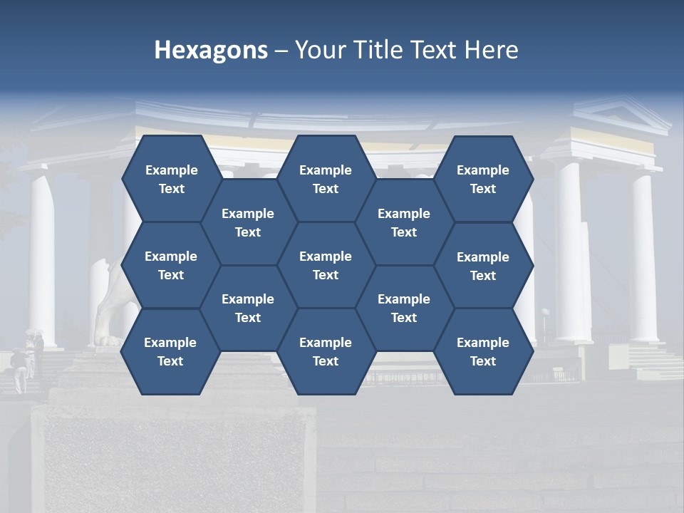 Odessa Collonnade Ladder PowerPoint Template