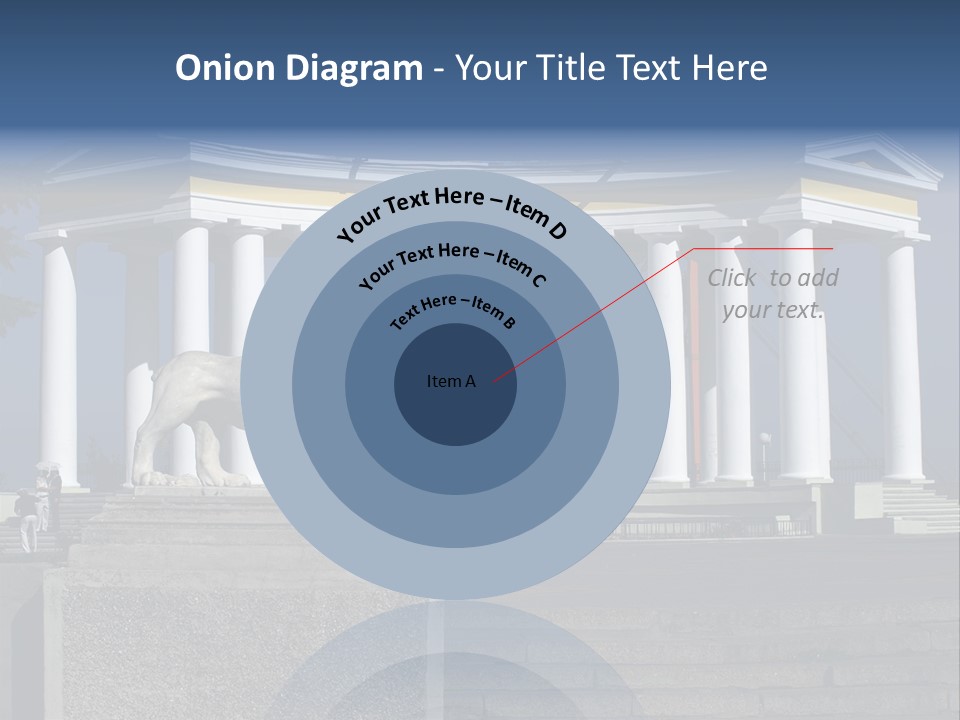 Odessa Collonnade Ladder PowerPoint Template