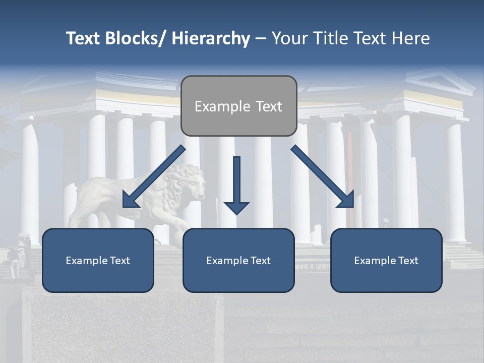Odessa Collonnade Ladder PowerPoint Template