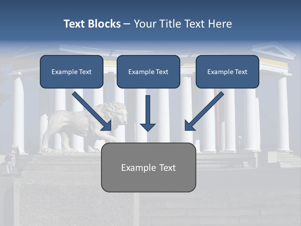 Odessa Collonnade Ladder PowerPoint Template