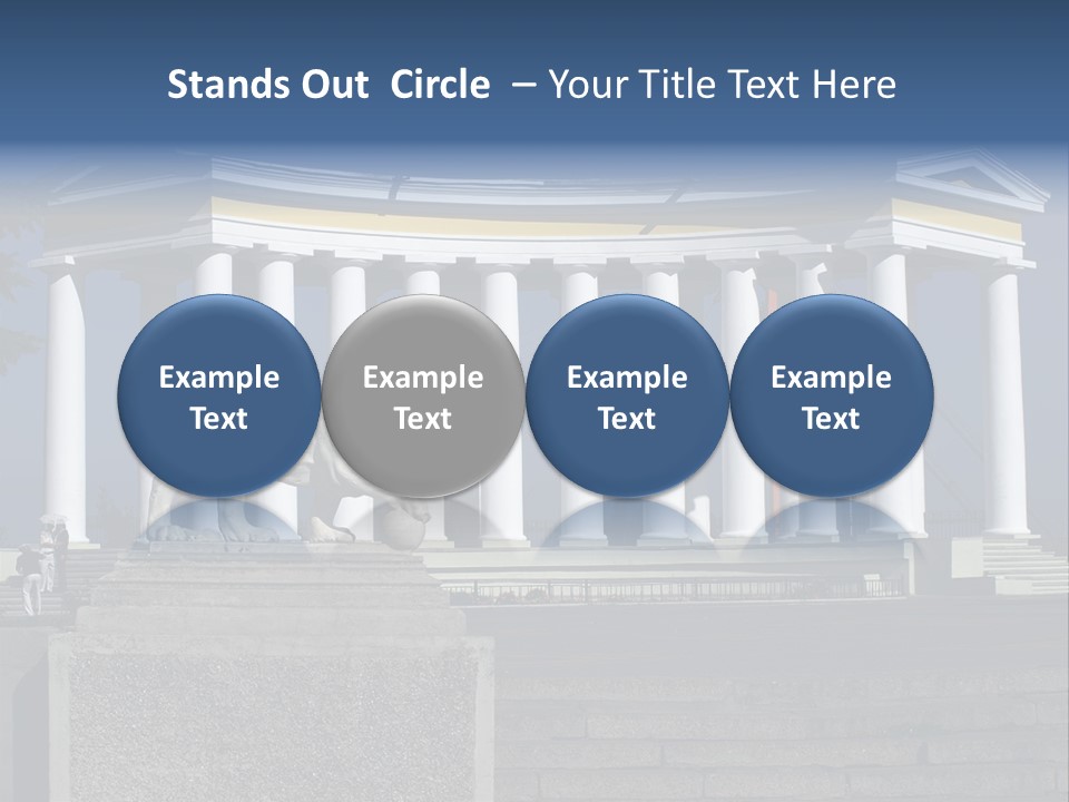 Odessa Collonnade Ladder PowerPoint Template