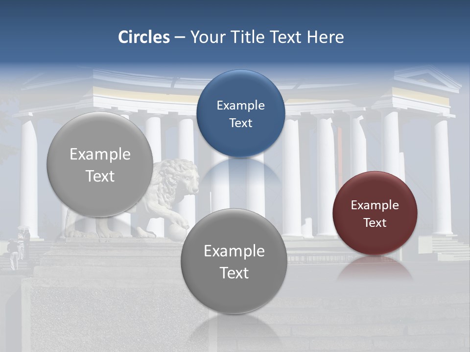 Odessa Collonnade Ladder PowerPoint Template