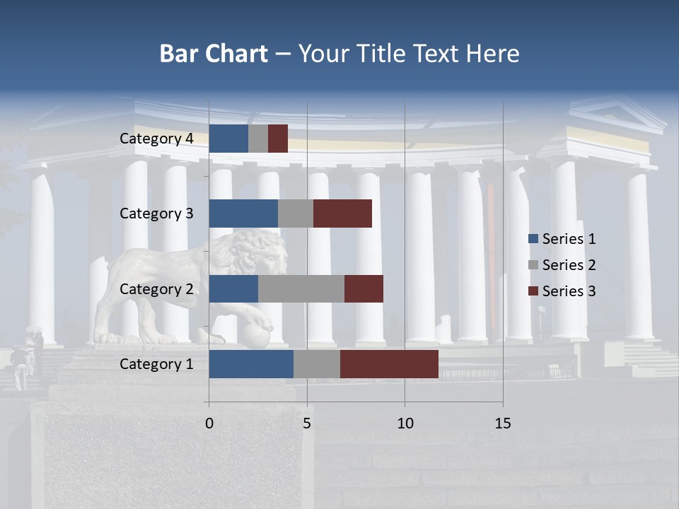 Odessa Collonnade Ladder PowerPoint Template
