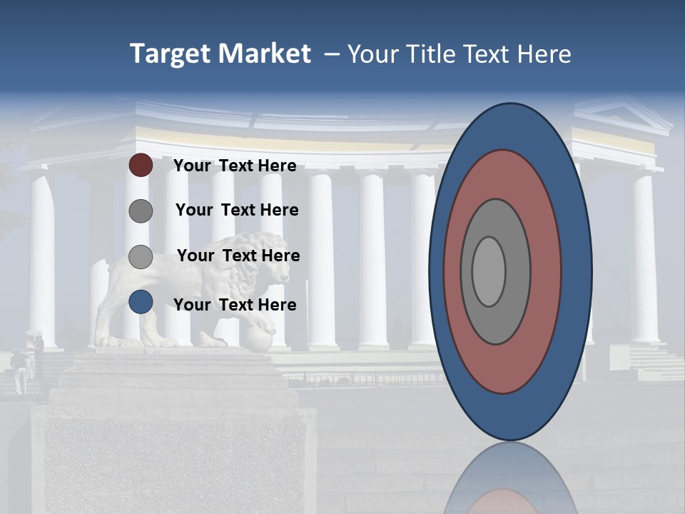 Odessa Collonnade Ladder PowerPoint Template