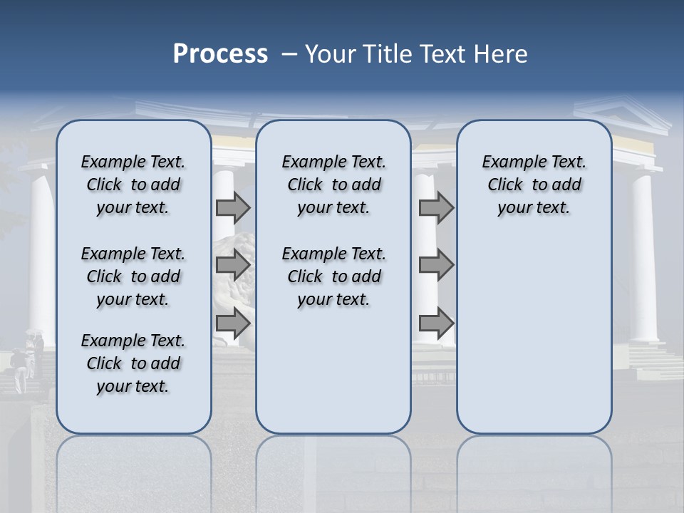 Odessa Collonnade Ladder PowerPoint Template
