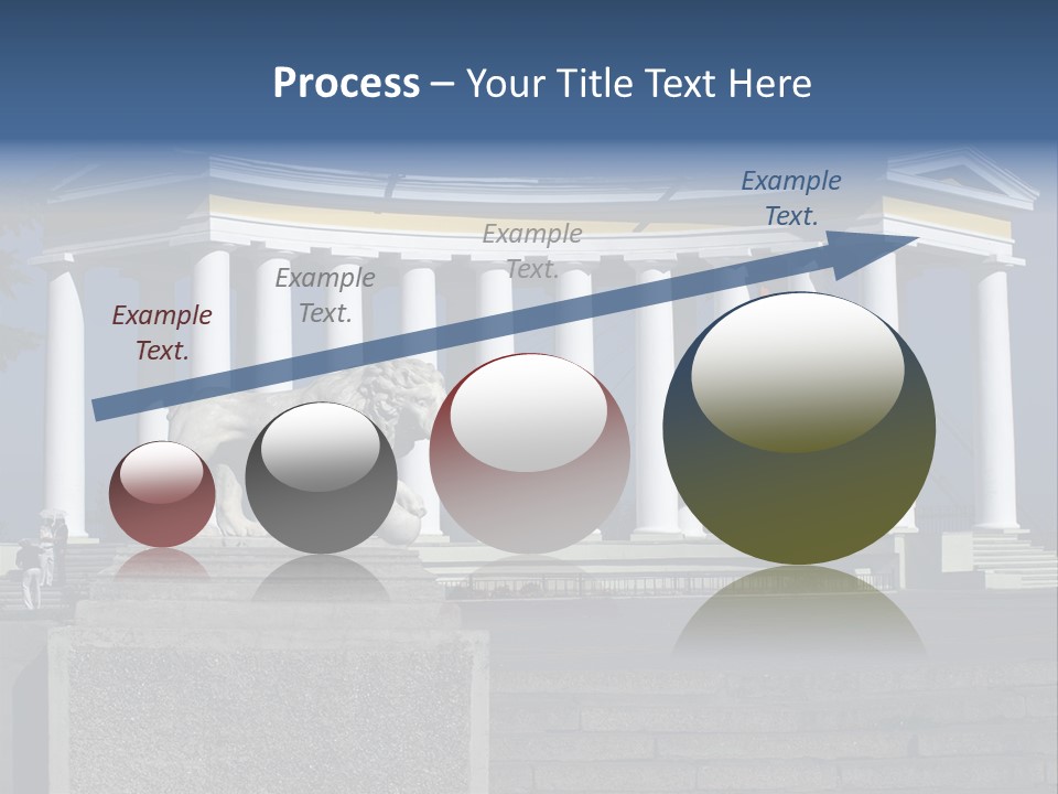 Odessa Collonnade Ladder PowerPoint Template