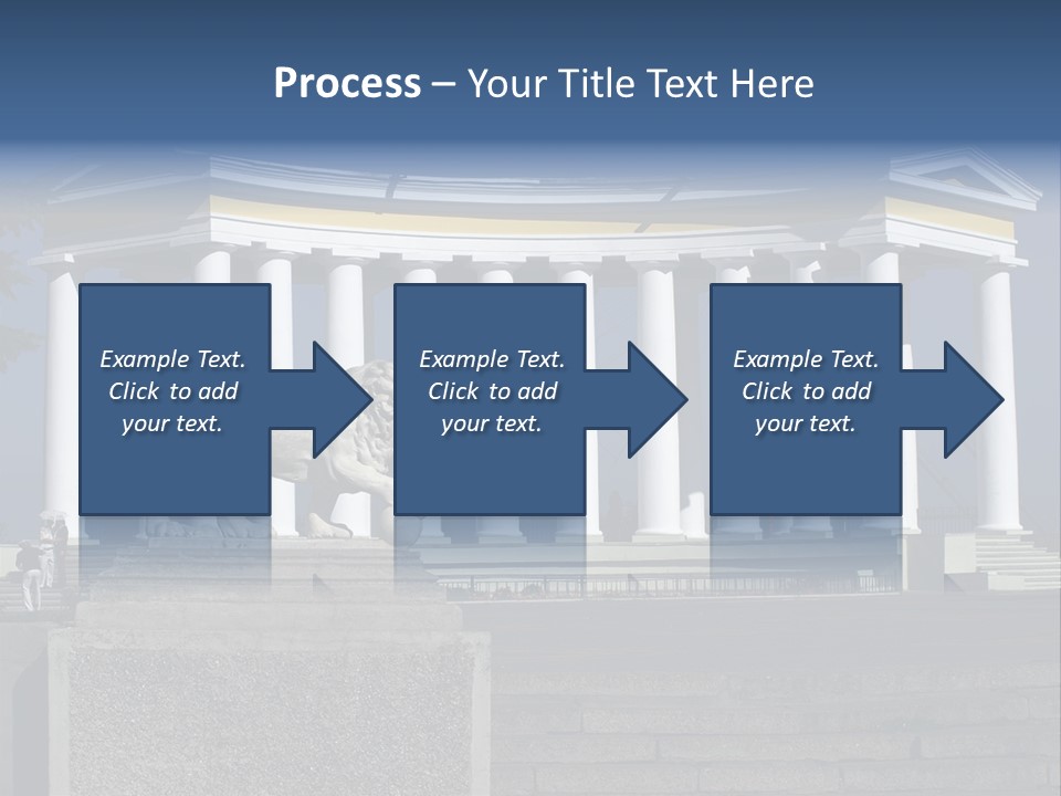 Odessa Collonnade Ladder PowerPoint Template