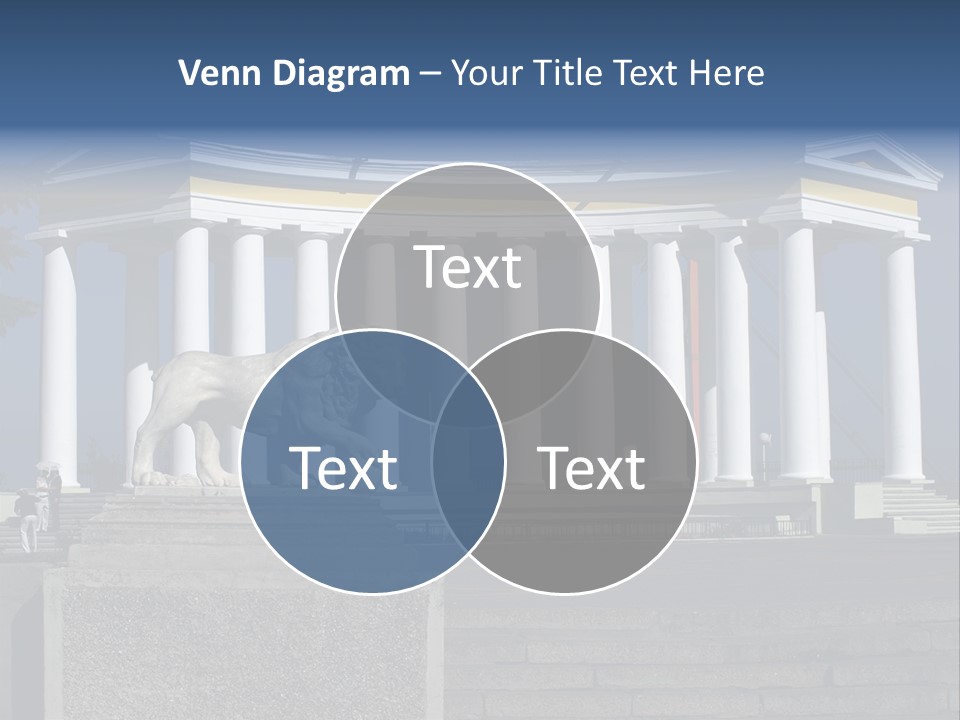 Odessa Collonnade Ladder PowerPoint Template