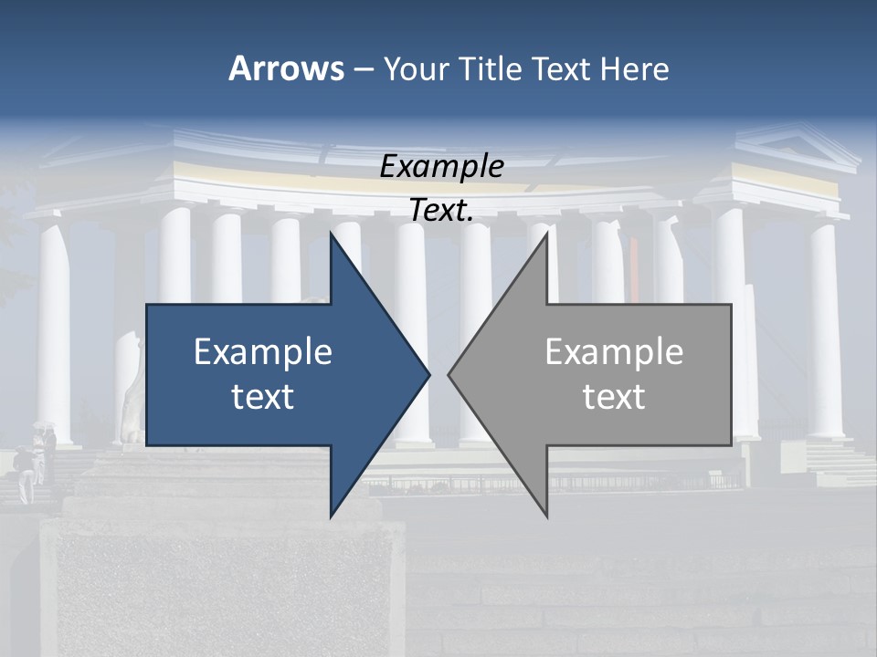 Odessa Collonnade Ladder PowerPoint Template