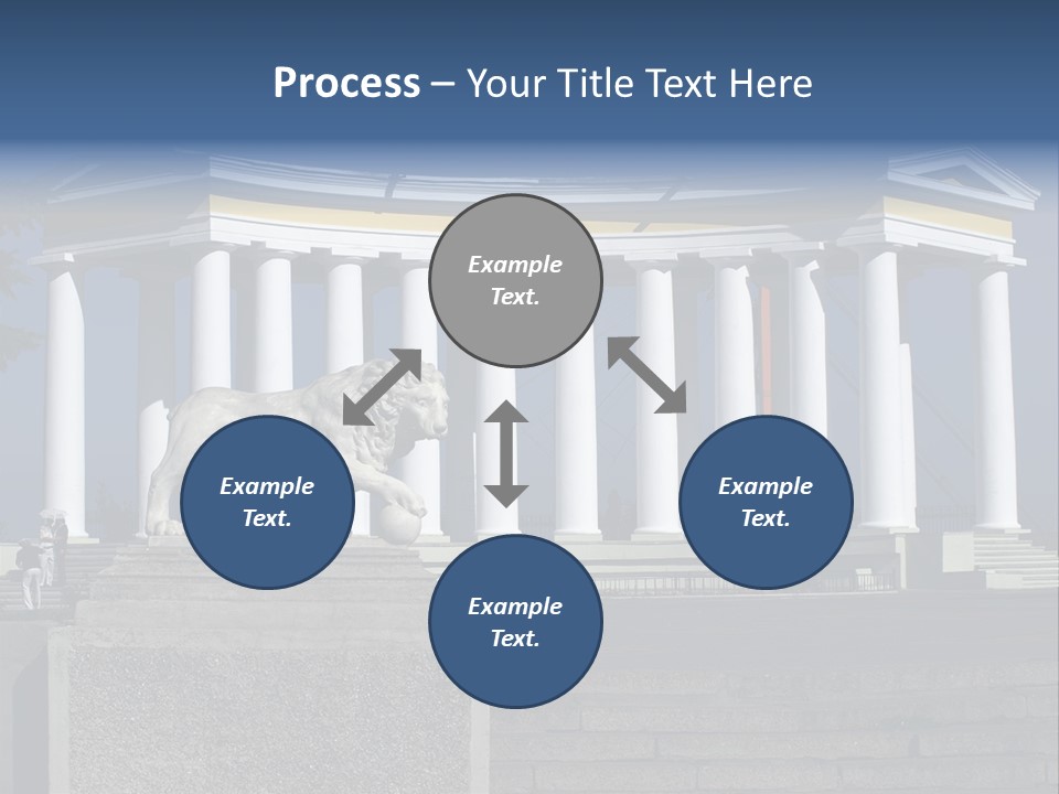 Odessa Collonnade Ladder PowerPoint Template