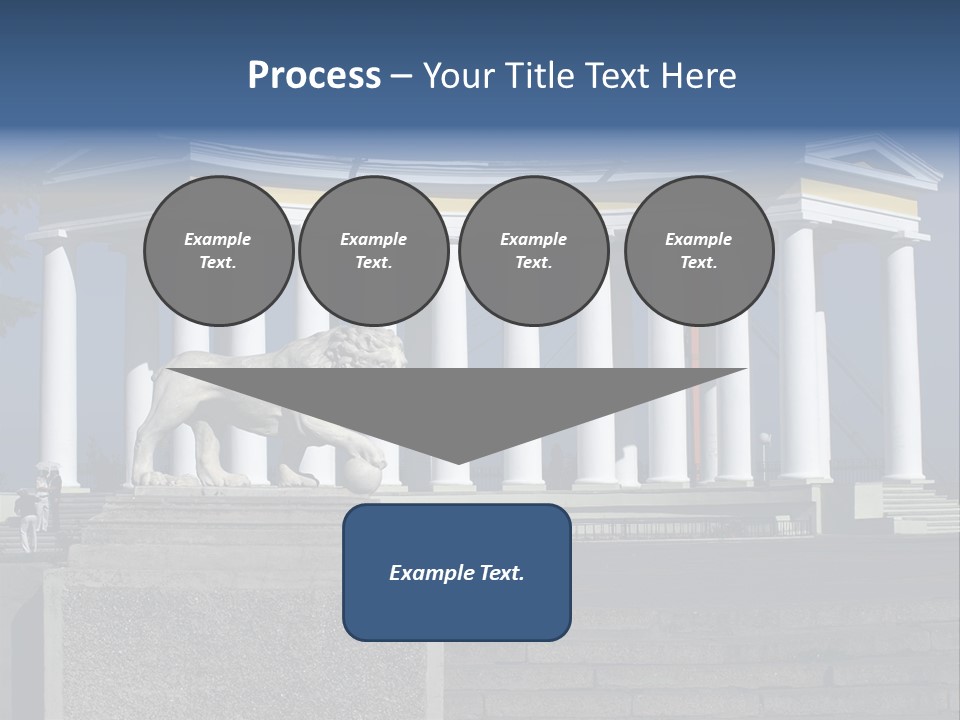 Odessa Collonnade Ladder PowerPoint Template