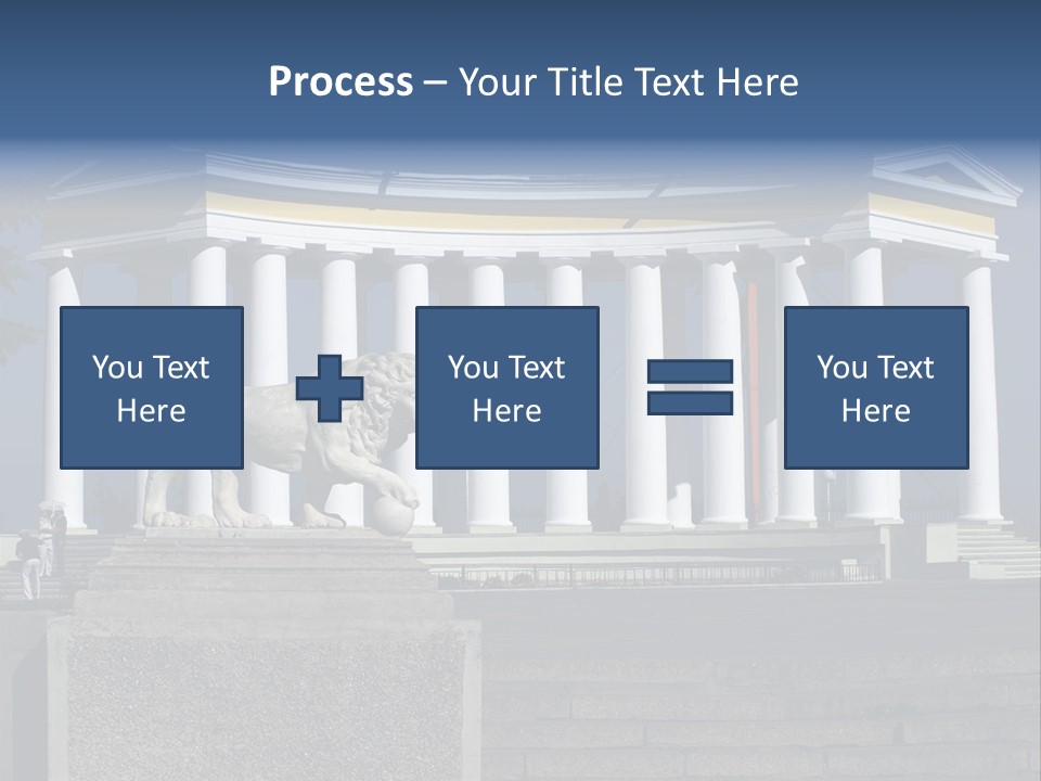 Odessa Collonnade Ladder PowerPoint Template