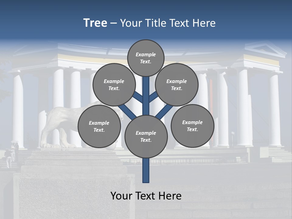 Odessa Collonnade Ladder PowerPoint Template