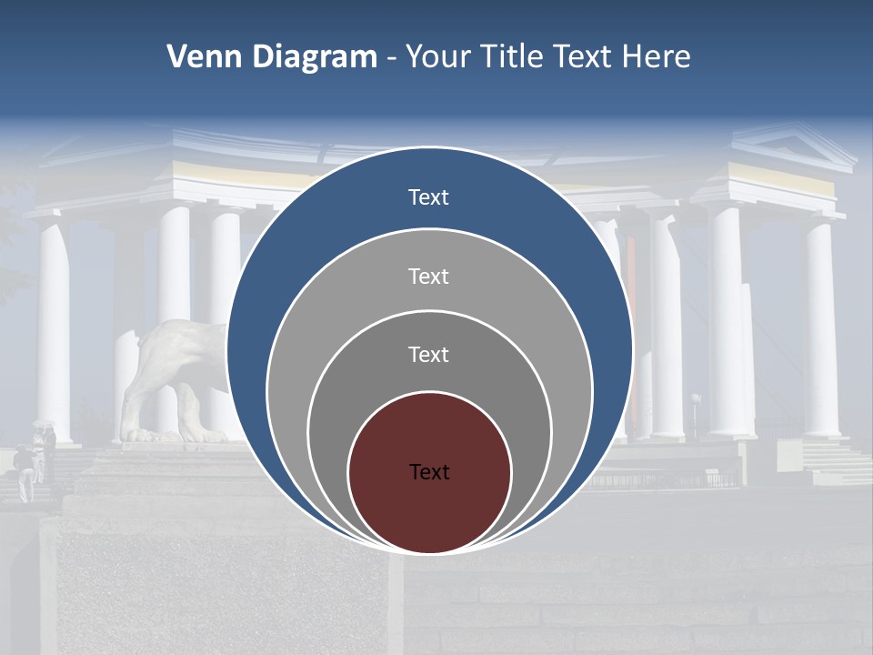 Odessa Collonnade Ladder PowerPoint Template