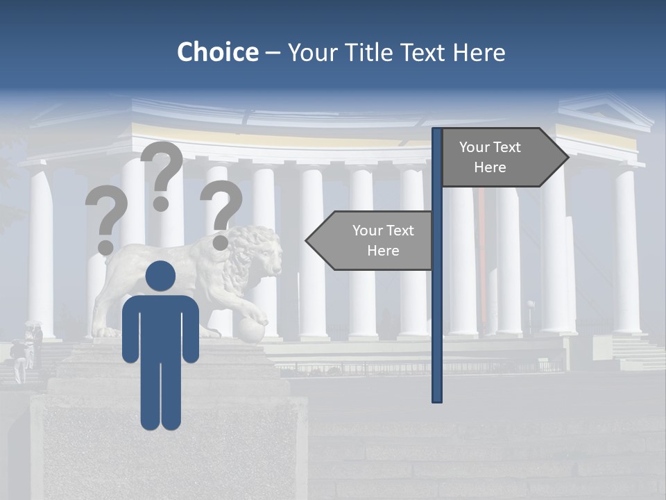 Odessa Collonnade Ladder PowerPoint Template